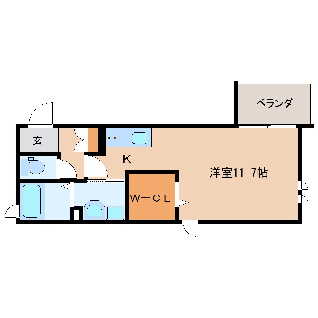 新静岡駅 徒歩12分 1階の物件間取画像