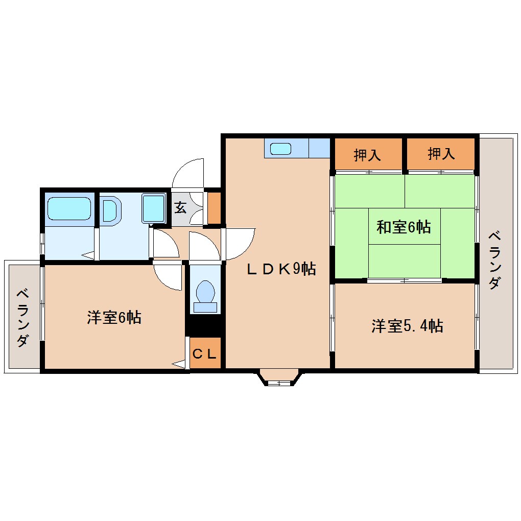 安倍川駅 徒歩2分 4階の物件間取画像