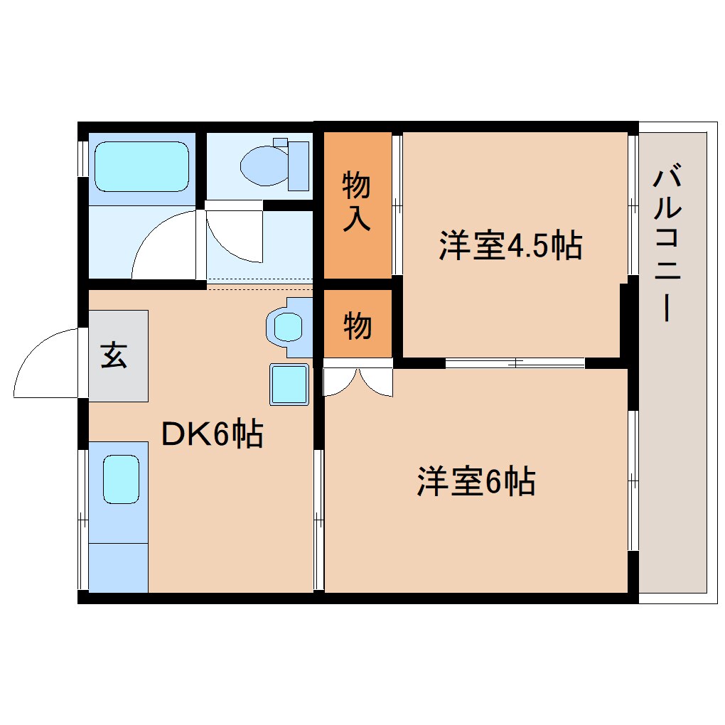 静岡駅 バス21分  城北二丁目下車：停歩3分 1階の物件間取画像