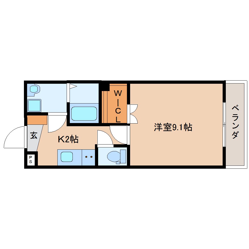 静岡県静岡市葵区音羽町マンション 1階の物件間取画像