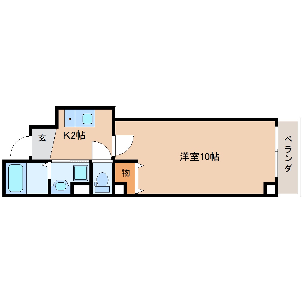 新静岡駅 徒歩16分 5階の物件間取画像