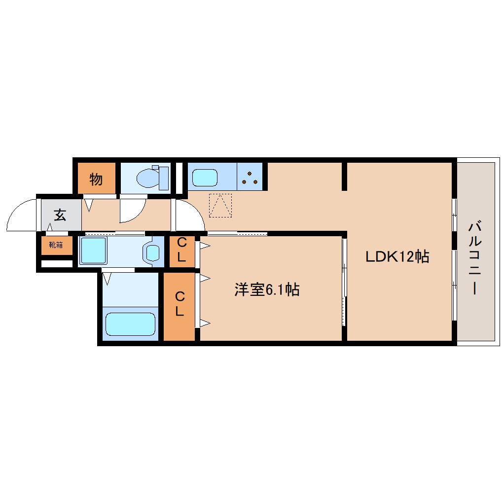 静岡駅 バス22分  千代田七丁目東部体育館入口下車：停歩5分 1階の物件間取画像