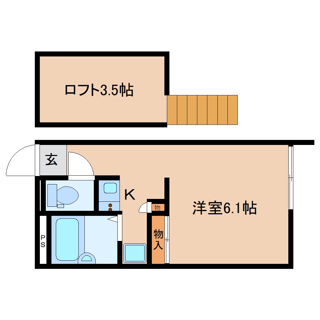 物件間取画像