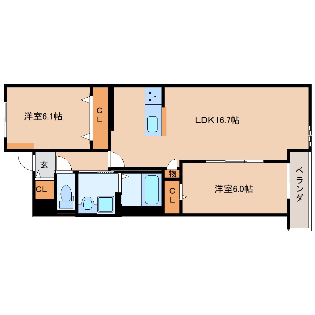 静岡駅 徒歩24分 1階の物件間取画像