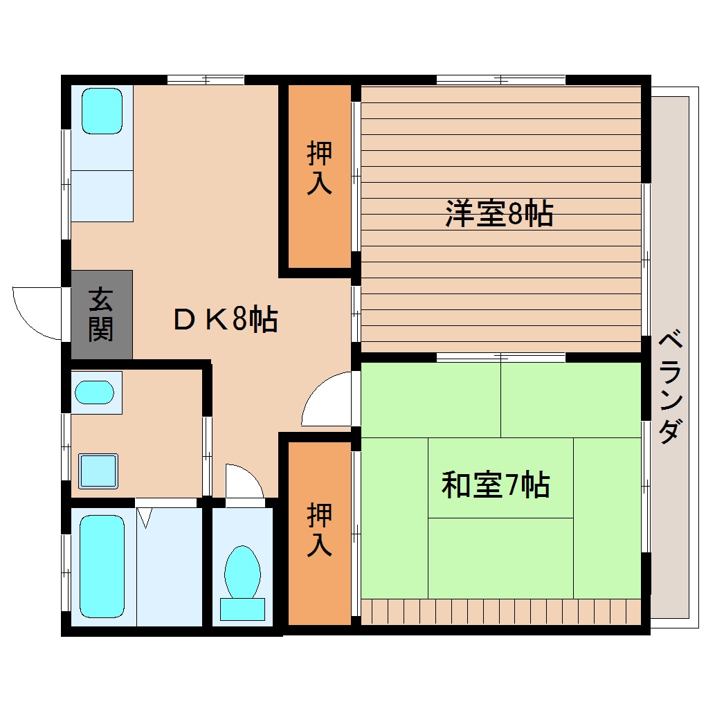 コーポ小泉の物件間取画像