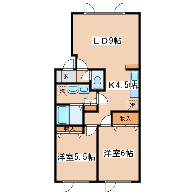 ペットハウス寿の物件間取画像