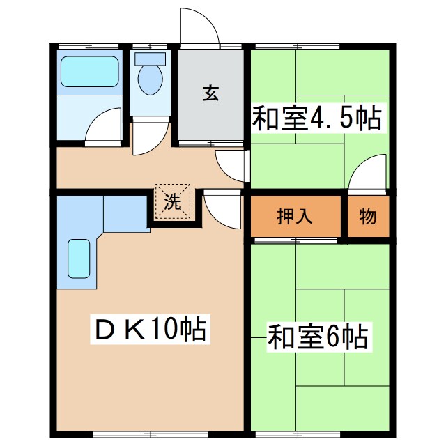 フランセ２の物件間取画像