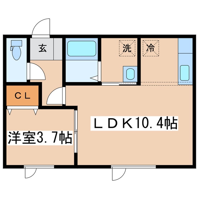 uRBAN釧路の物件間取画像