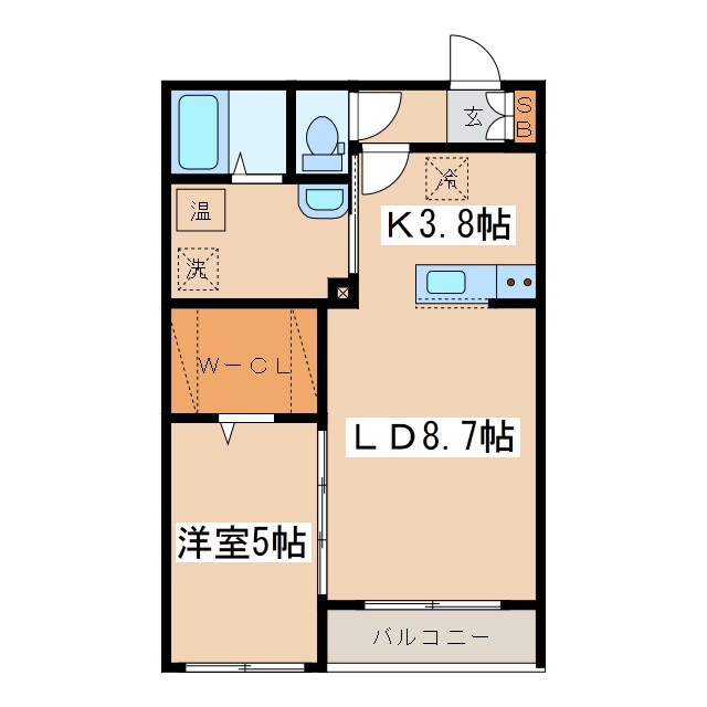 サンマリーナの物件間取画像