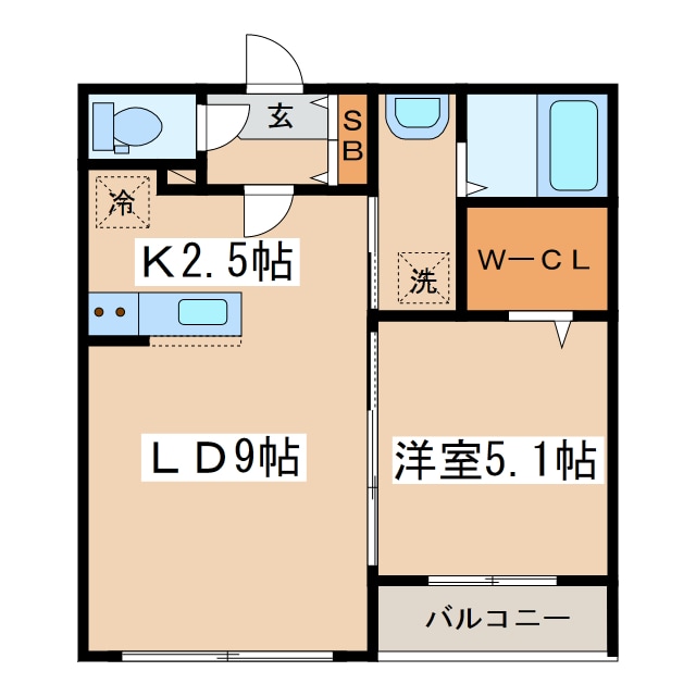 グレイス ティアラの物件間取画像