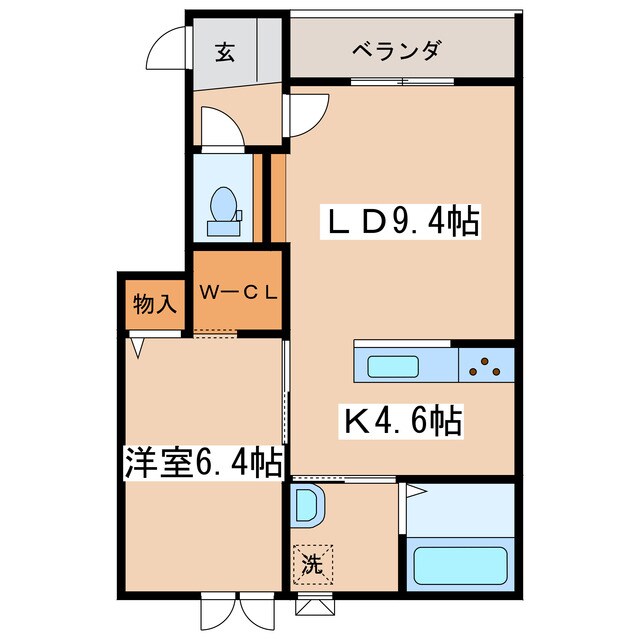 仮)新釧路町5-18新築APの物件間取画像