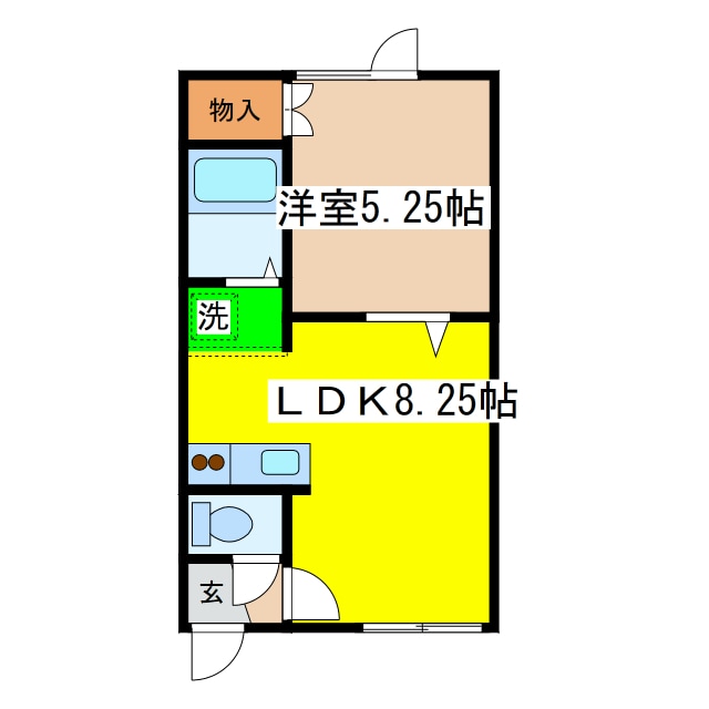 リヨンハートの物件間取画像