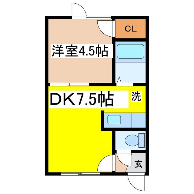 丸松マンションＢの物件間取画像