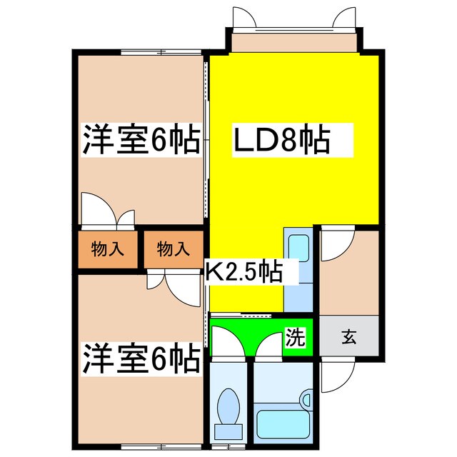 エンドウアウディの物件間取画像