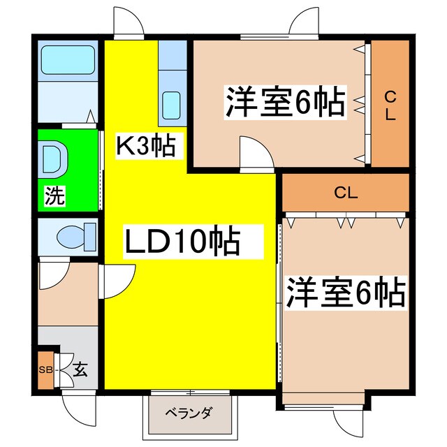 マーシュガーデンの物件間取画像