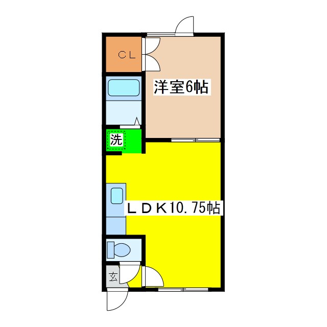 丸松マンションＡの物件間取画像