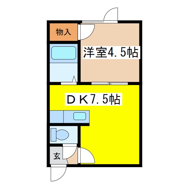 ファーストハイツの物件間取画像