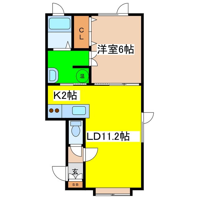 文苑ビレッジ２番館の物件間取画像