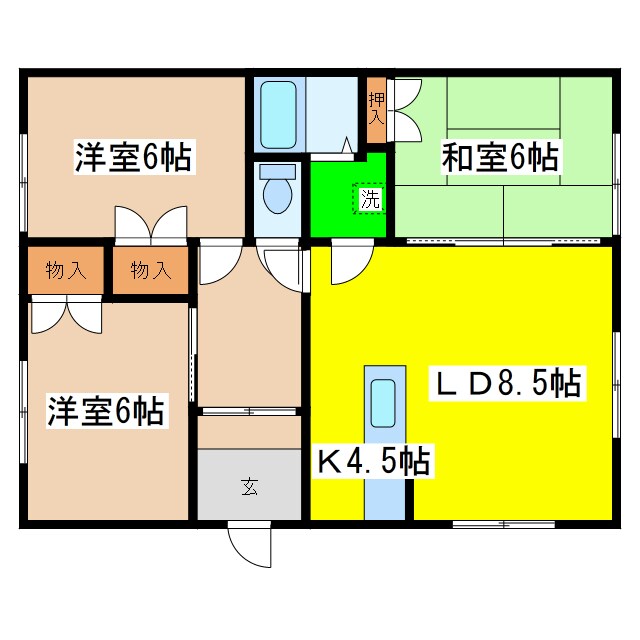 高橋マンションの物件間取画像