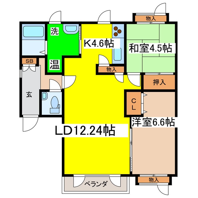 ザアレンジミキの物件間取画像