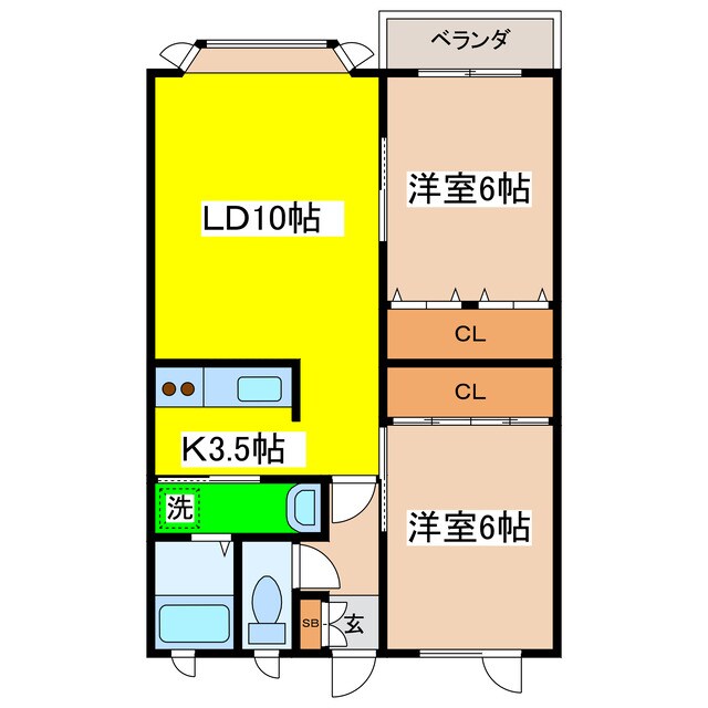 クリアＳの物件間取画像