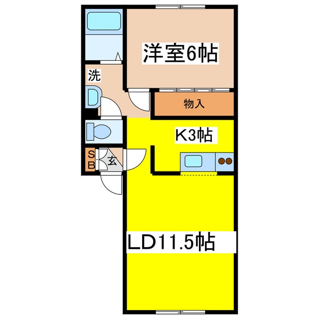 ハイセレスの物件間取画像