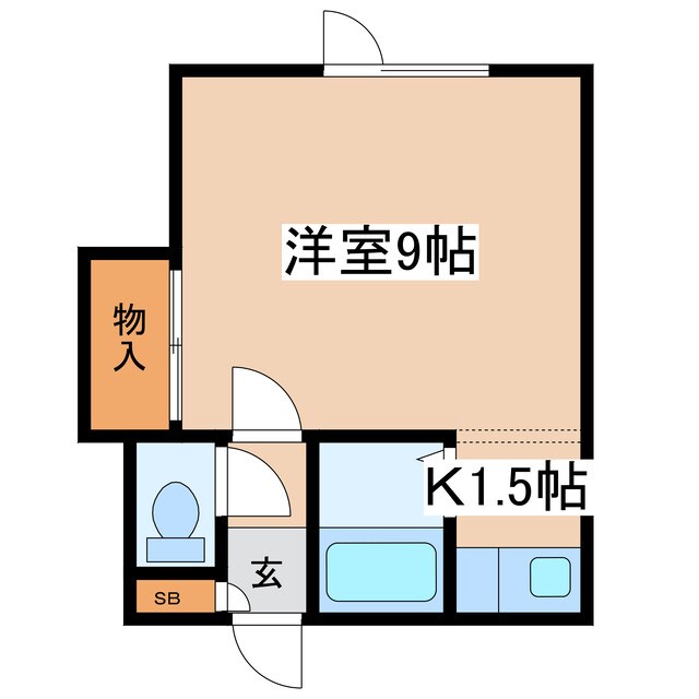 ブラウンカレッジカワサキの物件間取画像