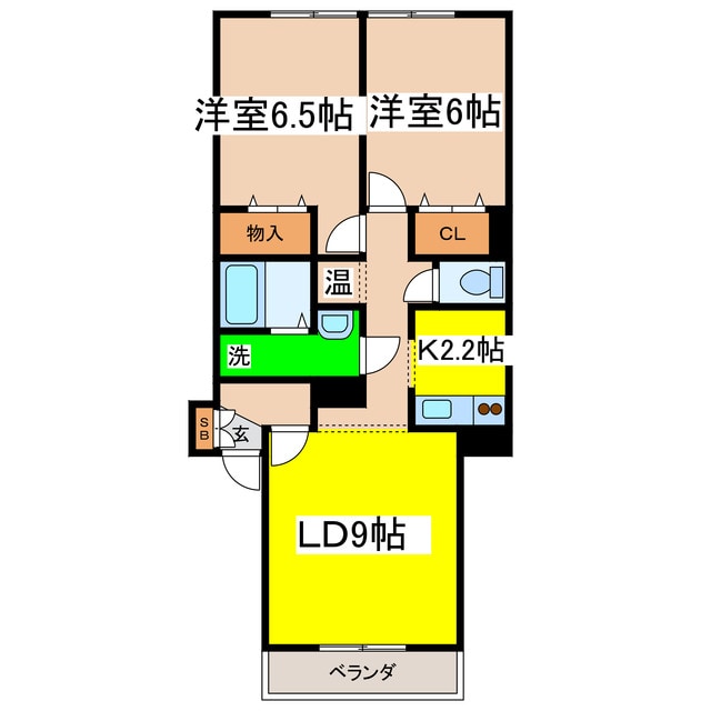 セレーノ壱番館の物件間取画像