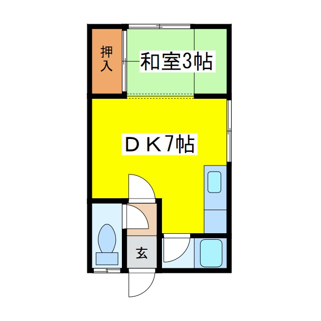 ハイツオックスの物件間取画像