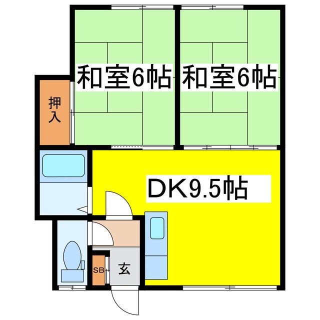 ラ・エスパシオ鳥取の物件間取画像