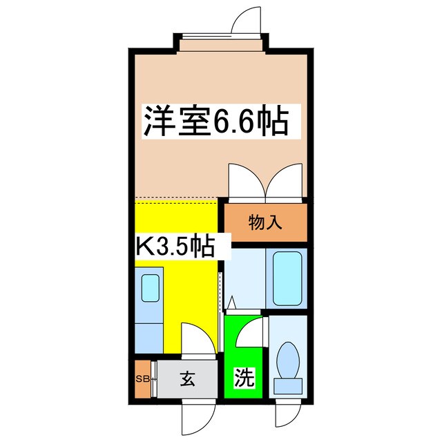 インペリアルスカイⅡの物件間取画像