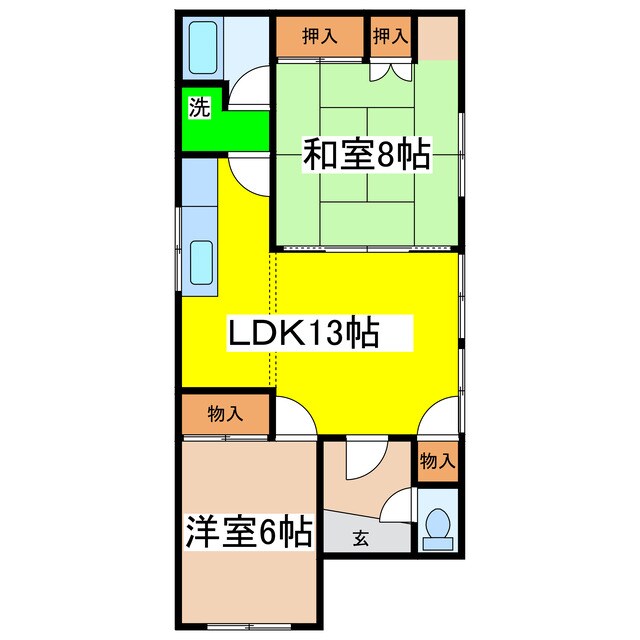 星が浦大通杉本ＭＳの物件間取画像