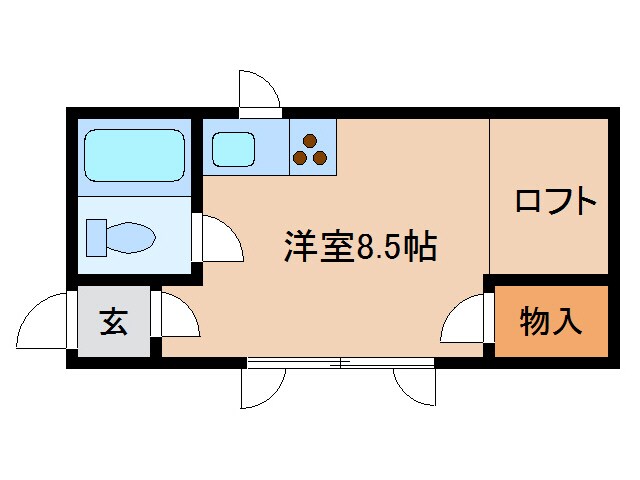 ｺｰﾎﾟA&Tの物件間取画像