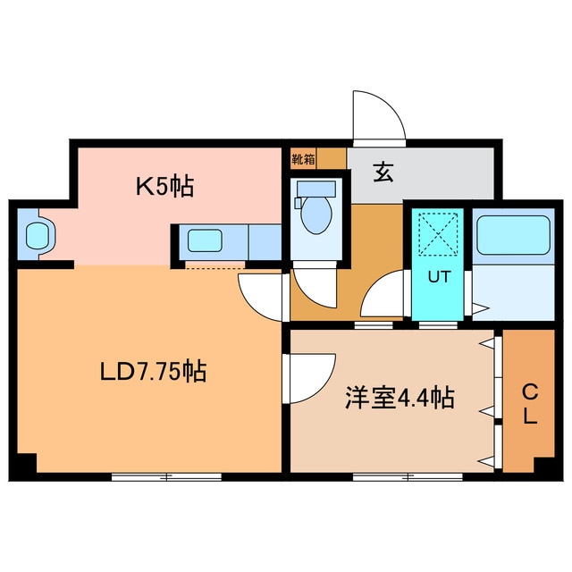 ｺｰﾎﾟﾘﾊﾞｰｽﾄｰﾝの物件間取画像