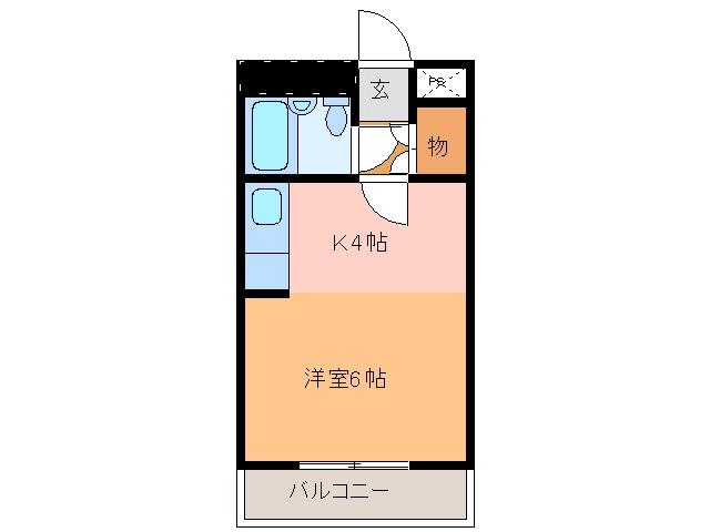 ｾﾝﾄﾗﾙ5の物件間取画像