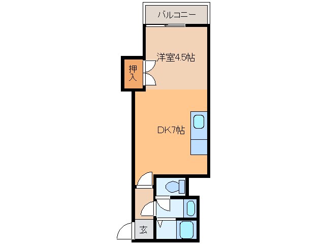 ｺｰﾎﾟﾌﾚﾝﾄﾞの物件間取画像