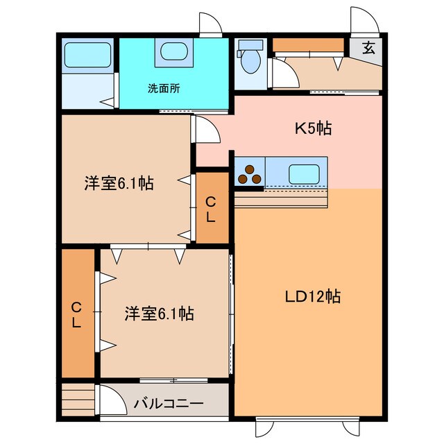 ｲｰｽﾄｼﾝｾｲの物件間取画像