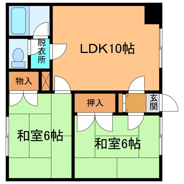 ｸﾞﾚｰｽ6の物件間取画像