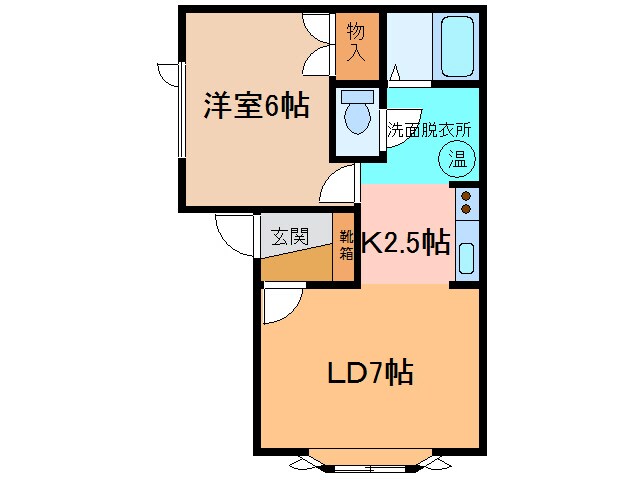 WESTの物件間取画像