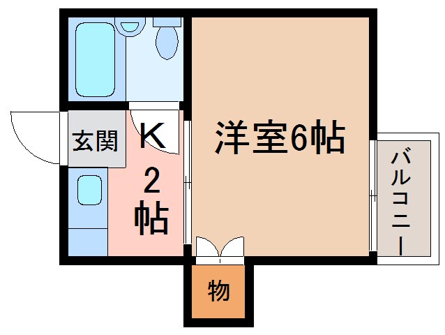 ｺｰﾎﾟ道の物件間取画像