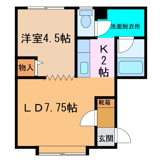 ﾊﾟﾘｴ805の物件間取画像