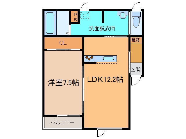 Grand OakⅢの物件間取画像