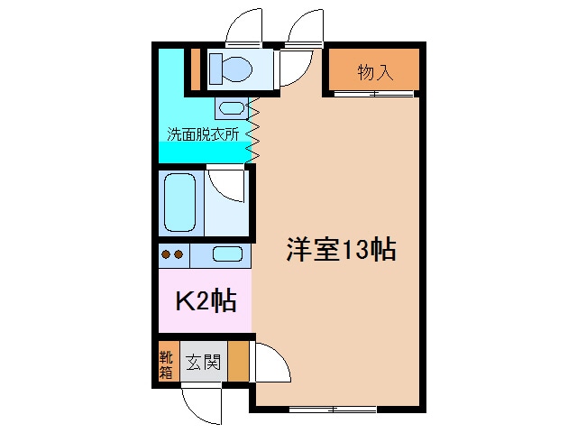 ﾏﾝｼｮﾝ高森A棟の物件間取画像