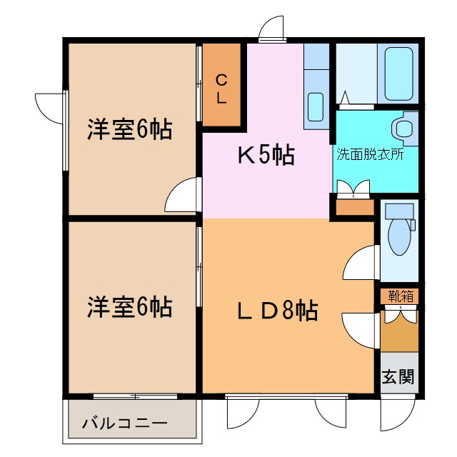 Life Mata2の物件間取画像