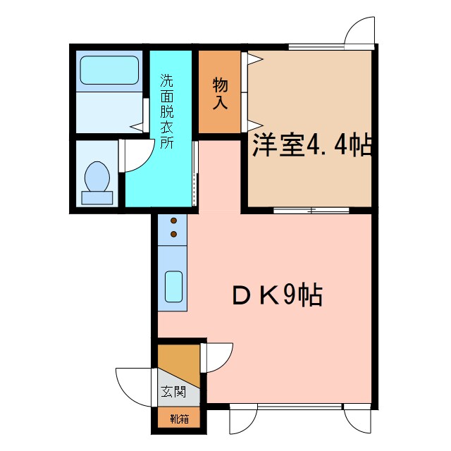 パリエ803の物件間取画像