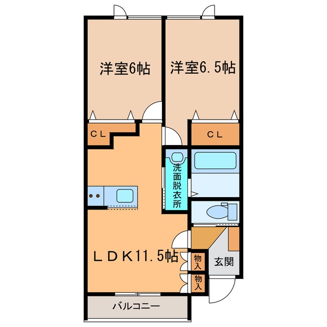 Rose　Delphinの物件間取画像