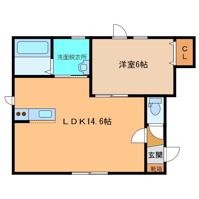 ｴﾏｰﾌﾞﾙ2の物件間取画像