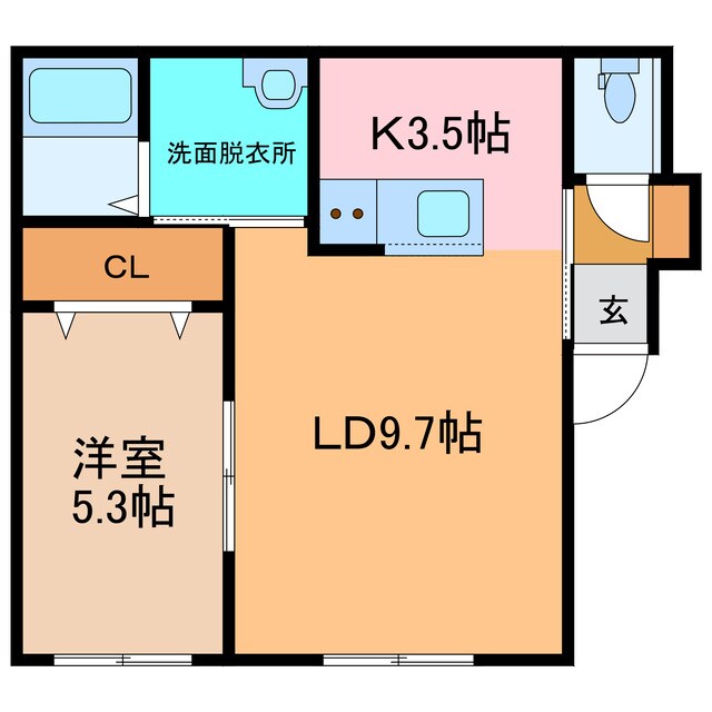 ALBIOの物件間取画像