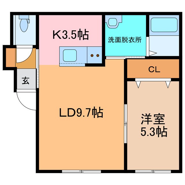 ALBIOの物件間取画像