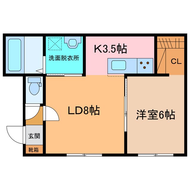 仮）西12南27APの物件間取画像